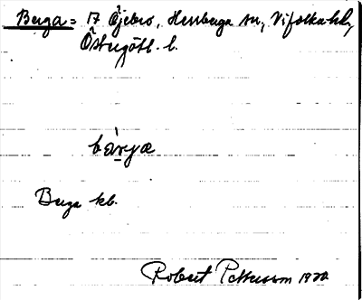 Bild på arkivkortet för arkivposten Berga = Öjebro