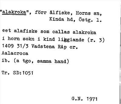 Bild på arkivkortet för arkivposten »alakroka»