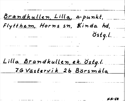 Bild på arkivkortet för arkivposten Brandkullen, Lilla