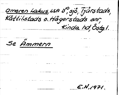 Bild på arkivkortet för arkivposten Ameren Lakus