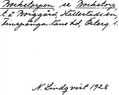 Bild på arkivkortet för arkivposten Bocketorpen, se Bocketorp
