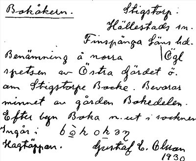 Bild på arkivkortet för arkivposten Bokåkern