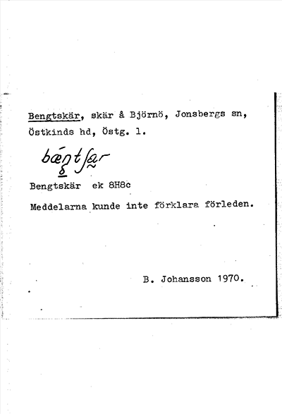 Bild på arkivkortet för arkivposten Bengtskär