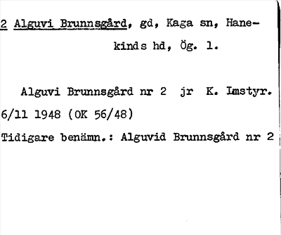 Bild på arkivkortet för arkivposten Alguvi Brunnsgård