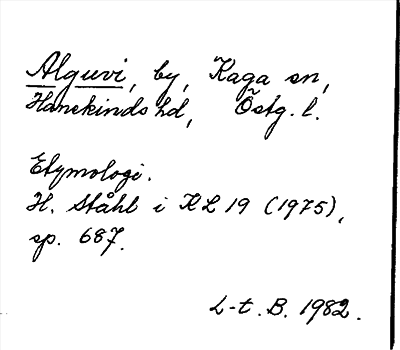 Bild på arkivkortet för arkivposten Alguvi