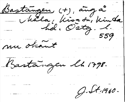 Bild på arkivkortet för arkivposten Bastängen (+)