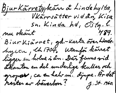 Bild på arkivkortet för arkivposten Bjurkärret (+)