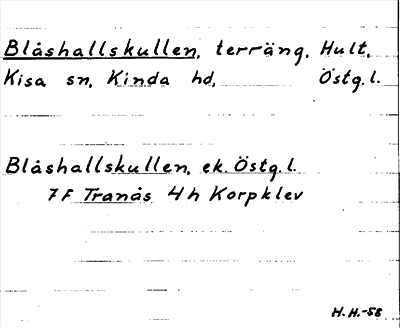 Bild på arkivkortet för arkivposten Blåshallskullen