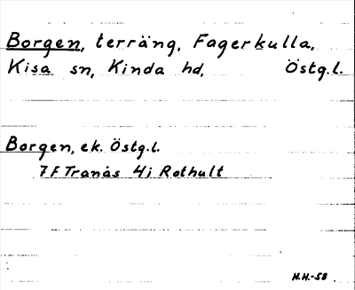 Bild på arkivkortet för arkivposten Borgen