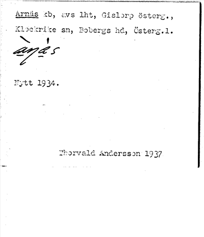 Bild på arkivkortet för arkivposten Arnäs
