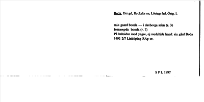 Bild på arkivkortet för arkivposten Boda