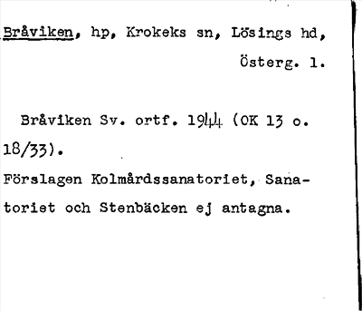 Bild på arkivkortet för arkivposten Bråviken