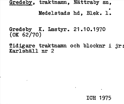 Bild på arkivkortet för arkivposten Gredeby