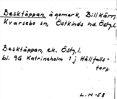 Bild på arkivkortet för arkivposten Besktäppan
