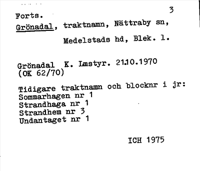 Bild på arkivkortet för arkivposten Grönadal