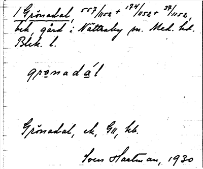Bild på arkivkortet för arkivposten Gröndal