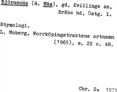 Bild på arkivkortet för arkivposten Björnsnäs
