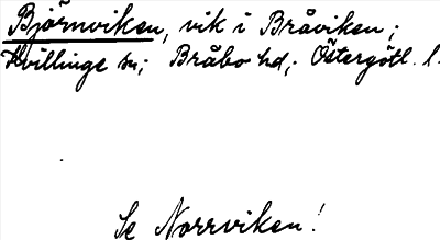 Bild på arkivkortet för arkivposten Björnviken se Norrviken