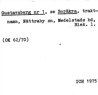 Bild på arkivkortet för arkivposten Gustavsberg