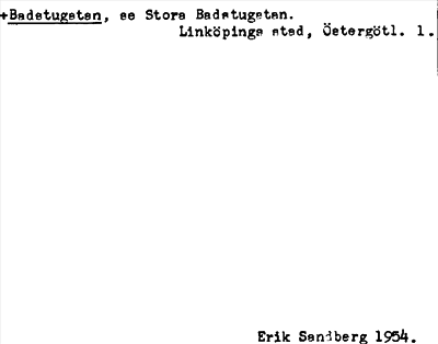 Bild på arkivkortet för arkivposten +Badstugatan, se Stora Badstugatan