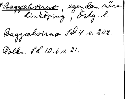 Bild på arkivkortet för arkivposten *Baggæhviruø