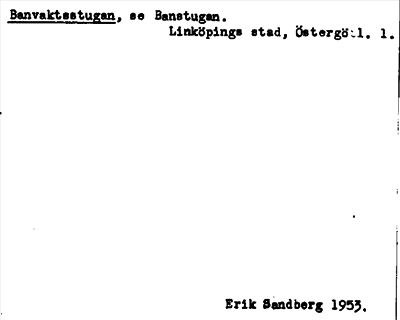 Bild på arkivkortet för arkivposten Banvaktsstugan, se Banstugan