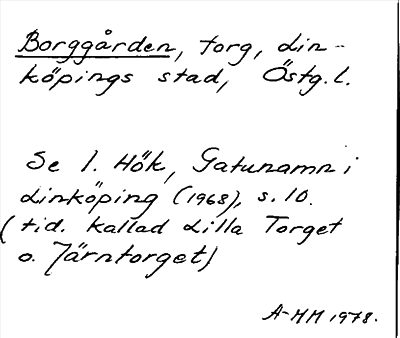 Bild på arkivkortet för arkivposten Borggården