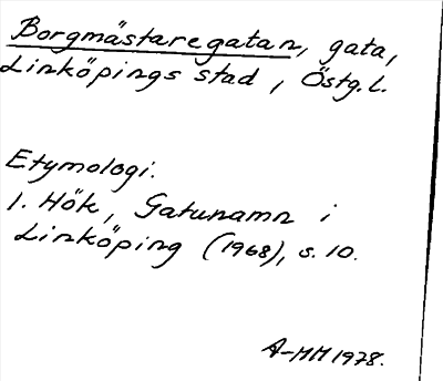 Bild på arkivkortet för arkivposten Borgmästaregatan