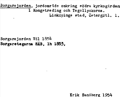 Bild på arkivkortet för arkivposten Borgsrejorden