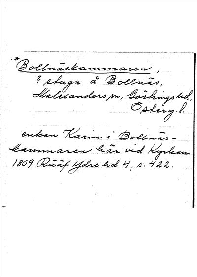 Bild på arkivkortet för arkivposten »Bollnäskammaren
