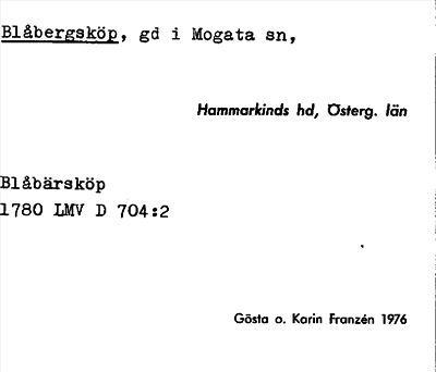 Bild på arkivkortet för arkivposten Blåbergsköp