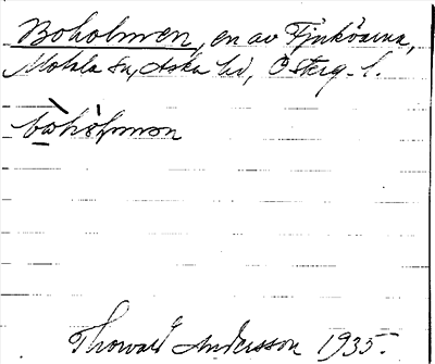 Bild på arkivkortet för arkivposten Boholmen
