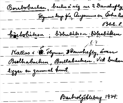 Bild på arkivkortet för arkivposten Borrbobacken