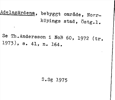 Bild på arkivkortet för arkivposten Adelsgärdena