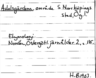 Bild på arkivkortet för arkivposten Adelsgärdena