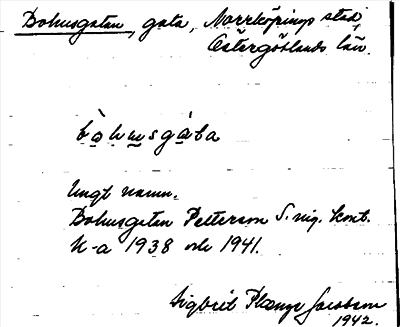 Bild på arkivkortet för arkivposten Bohusgatan