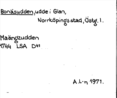Bild på arkivkortet för arkivposten Bonäsudden