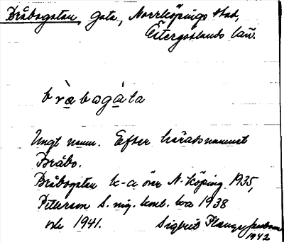 Bild på arkivkortet för arkivposten Bråbogatan
