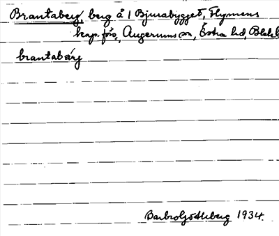 Bild på arkivkortet för arkivposten Brantaberg