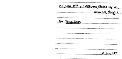 Bild på arkivkortet för arkivposten Öö se Tokanäset