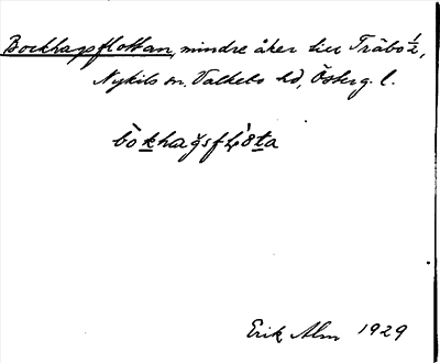 Bild på arkivkortet för arkivposten Bockhagsflottan