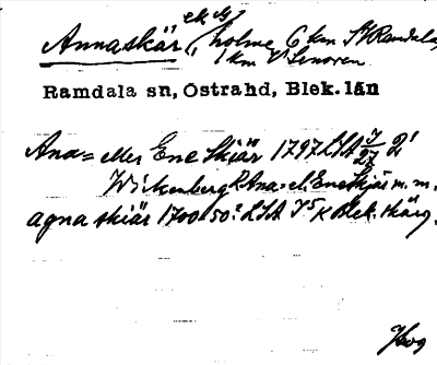 Bild på arkivkortet för arkivposten Annaskär