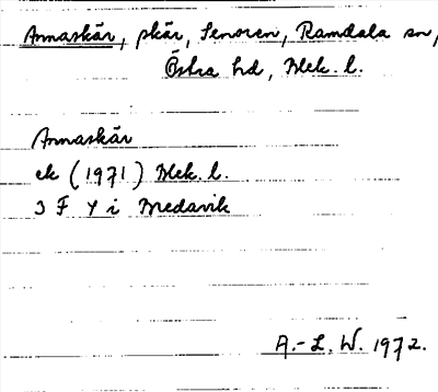 Bild på arkivkortet för arkivposten Annaskär