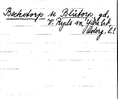 Bild på arkivkortet för arkivposten Beckxtorp, se Blixtorp