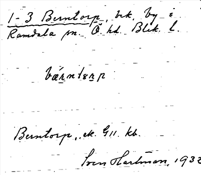 Bild på arkivkortet för arkivposten Berntorp