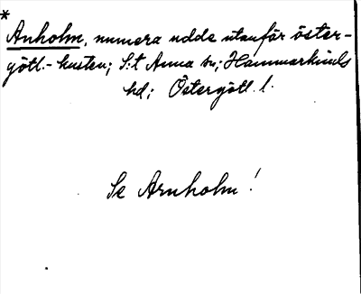 Bild på arkivkortet för arkivposten Anholm