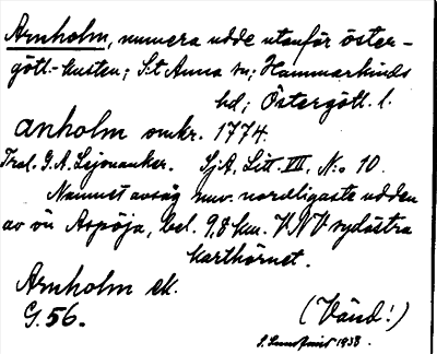 Bild på arkivkortet för arkivposten Arnholm