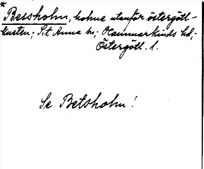 Bild på arkivkortet för arkivposten *Bessholm