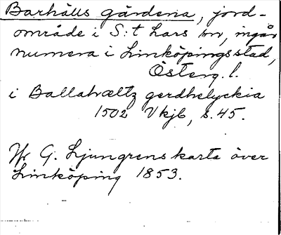 Bild på arkivkortet för arkivposten Barhälls gärdena