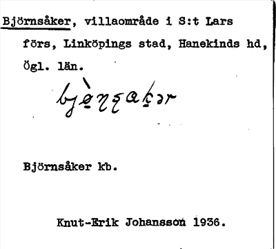 Bild på arkivkortet för arkivposten Björnsåker
